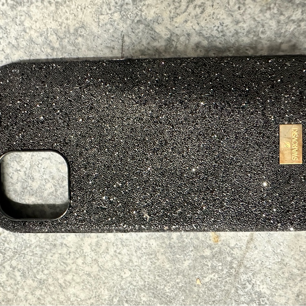 Swarovski Black Glitter Phone Case for iPhone